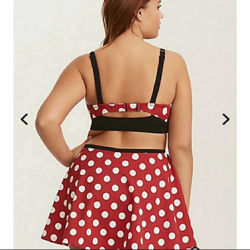 *SOLD* New! 6x Torrid Minnie Mouse Skirt Bikini - Picture 3 of 6